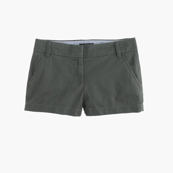 J.CREW Khaki Green Chino Shorts - Picture 1 of 1